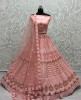 Designer Heavy Bridal Lehenga With Multi Thread Embroidery Work & Diamond work On Net